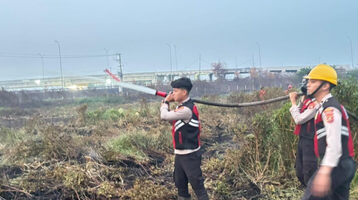 Polres OKI Berhasil Padamkan Karhutla 45,6 Hektare, Pengawasan Daerah Rawan Ditingkatkan