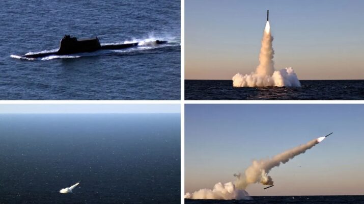 Korea Utara Uji Coba Dua Jenis Rudal Jelajah dari Kapal Selam ke Laut Timur